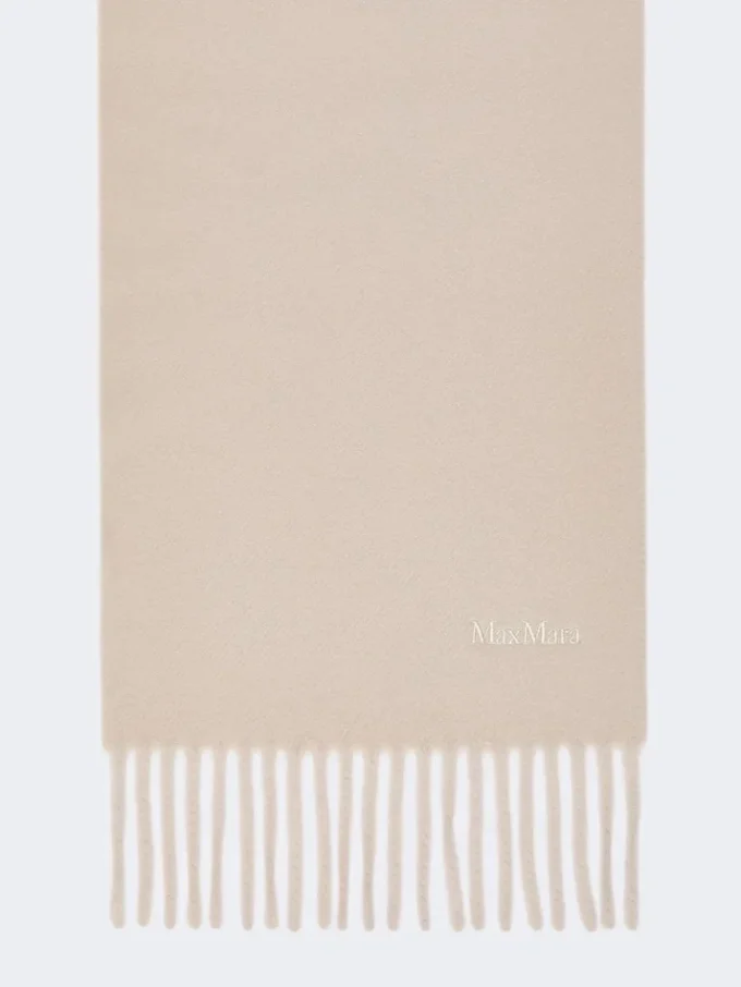 Ullhalsduk med broderi, turkduva Ullhalsduk med broderi, turkduva