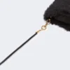 Vantar i teddytyg av alpacka och ull, svarta Vantar i teddytyg av alpacka och ull, svarta