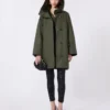 Vattenavvisande parkas i canvas, khaki Vattenavvisande parkas i canvas, khaki
