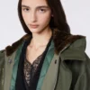 Vattenavvisande parkas i canvas, khaki Vattenavvisande parkas i canvas, khaki