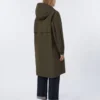 Vattenavvisande parkas i taft, grön Vattenavvisande parkas i taft, grön