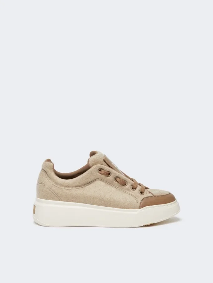 Vattenavvisande sneakers i kashmir, beige Vattenavvisande sneakers i kashmir, beige