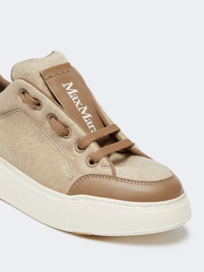 Vattenavvisande sneakers i kashmir, beige Vattenavvisande sneakers i kashmir, beige
