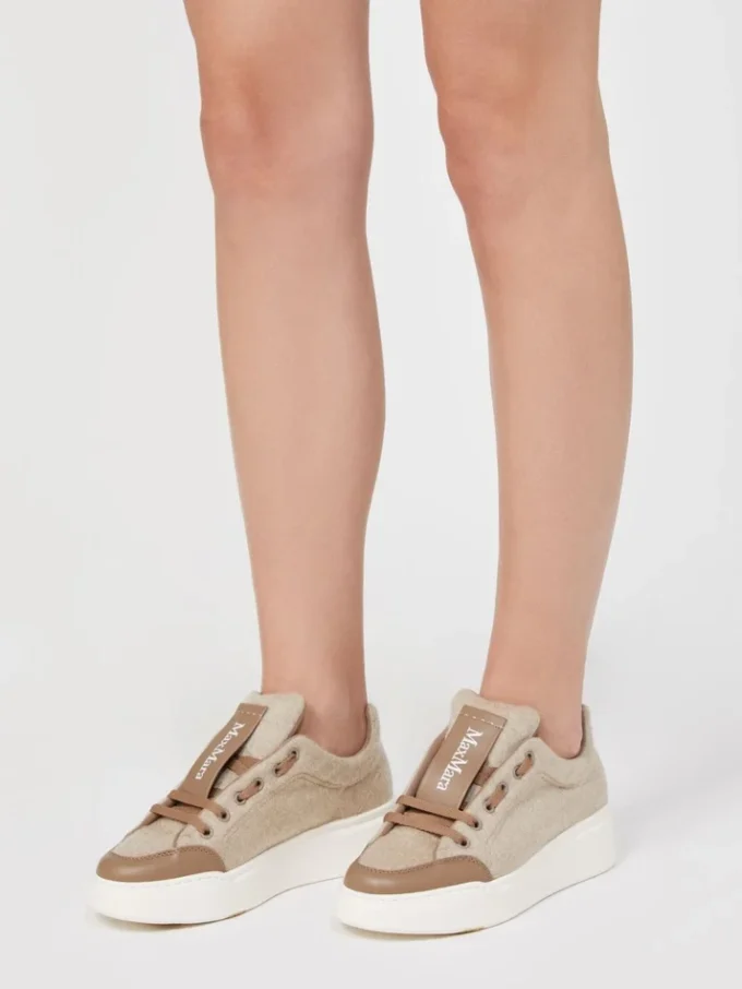 Vattenavvisande sneakers i kashmir, beige Vattenavvisande sneakers i kashmir, beige