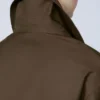 Vattenavvisande trenchcoat i twill med bälte, chokladbrun Vattenavvisande trenchcoat i twill med bälte, chokladbrun