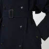 Vattenavvisande trenchcoat i ullgabardin, ultramarin Vattenavvisande trenchcoat i ullgabardin, ultramarin