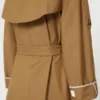 Överdimensionerad vattenavvisande trenchcoat i twill, brun Överdimensionerad vattenavvisande trenchcoat i twill, brun