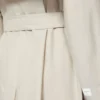 Vid, vattenavvisande trenchcoat i twill, naturfärgad Vid, vattenavvisande trenchcoat i twill, naturfärgad