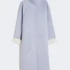 Vändbar kappa i Pure Wool, avio Vändbar kappa i Pure Wool, avio
