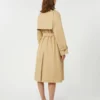 Vändbar vattenavvisande trenchcoat i gabardin, beige Vändbar vattenavvisande trenchcoat i gabardin, beige
