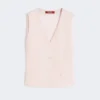 Väst i ullkrepp, rosa Väst i ullkrepp, rosa